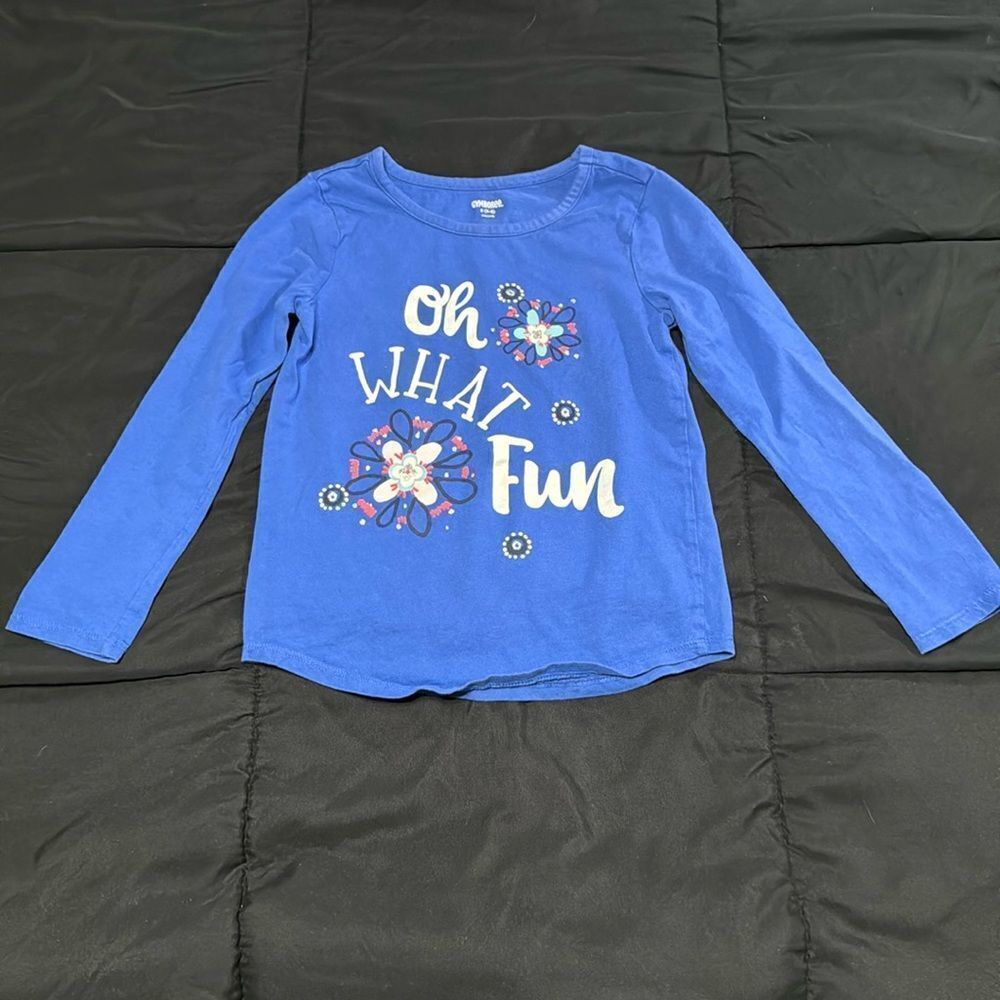 Gymboree Long Sleeve Girls Tee size S (5-6).